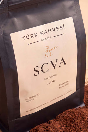 SCVA Taze Kavrulmuş Klasik Türk Kahvesi 250 gr