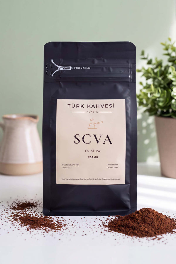 SCVA Taze Kavrulmuş Klasik Türk Kahvesi 250 gr