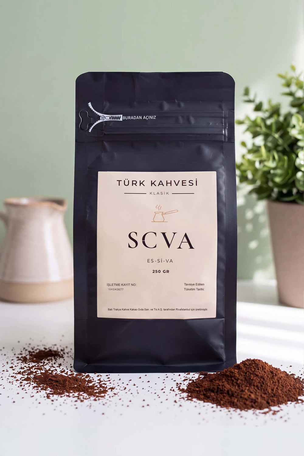 SCVA Taze Kavrulmuş Klasik Türk Kahvesi 250 gr