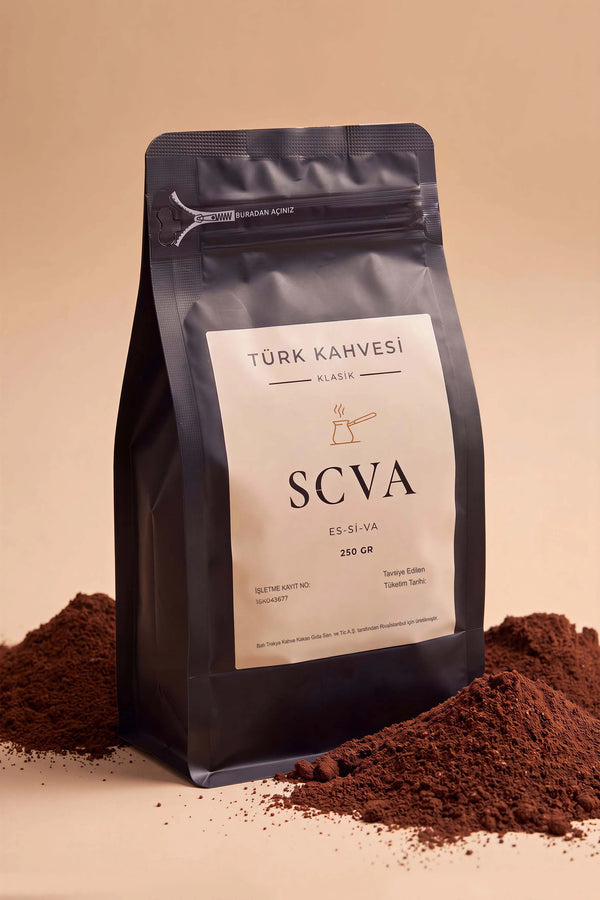 SCVA Taze Kavrulmuş Klasik Türk Kahvesi 250 gr