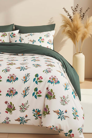 Bianca Çift Kişilik Naturel İpeksi Nevresim Takımı