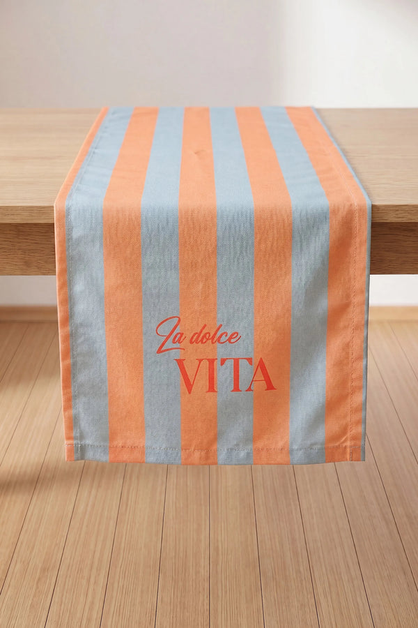 La Dolce Vita Baskılı Runner 40x140 cm