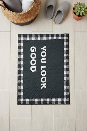You Look Good Outlet Koyu Antrasit Banyo Paspası
