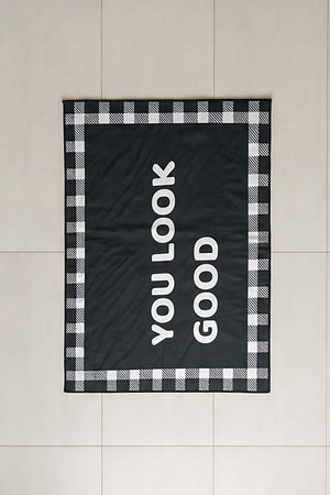 You Look Good Outlet Koyu Antrasit Banyo Paspası