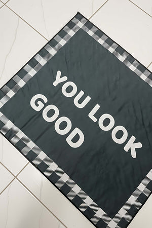 You Look Good Outlet Koyu Antrasit Banyo Paspası