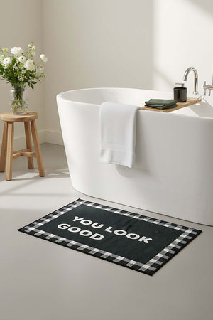 You Look Good Outlet Koyu Antrasit Banyo Paspası