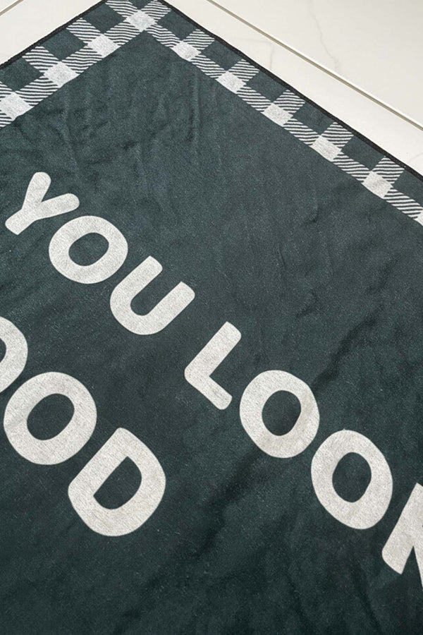 You Look Good Outlet Koyu Antrasit Banyo Paspası