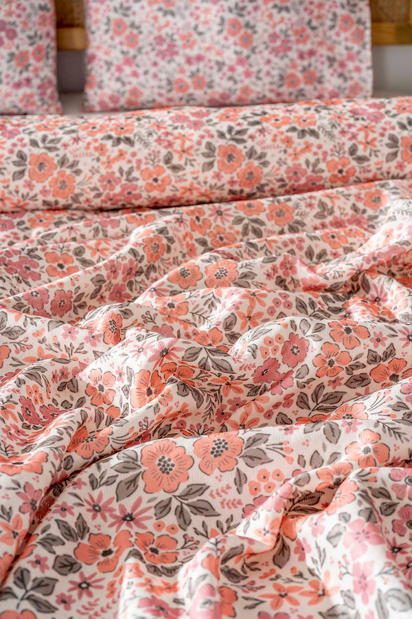 Botanical Çift Kişilik Baskılı Pike 200 x 220 cm