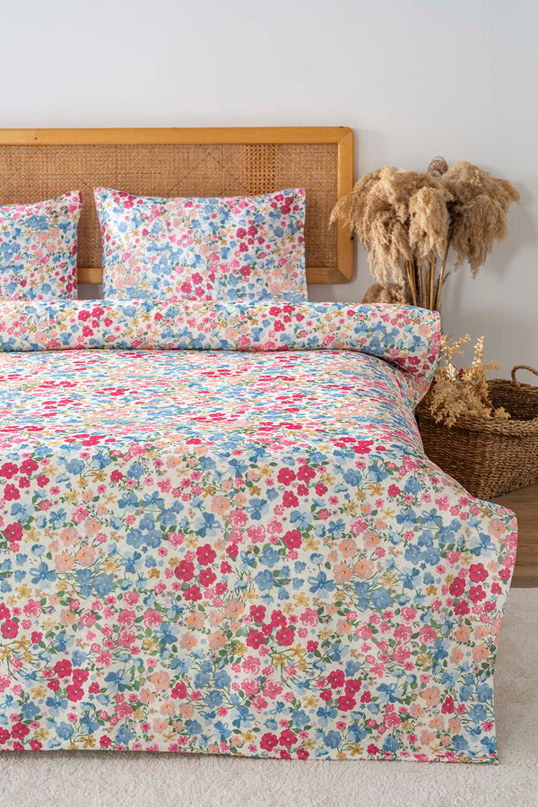 Pembe Bahar Outlet Çift Kişilik Baskılı Pike 200 x 220 cm