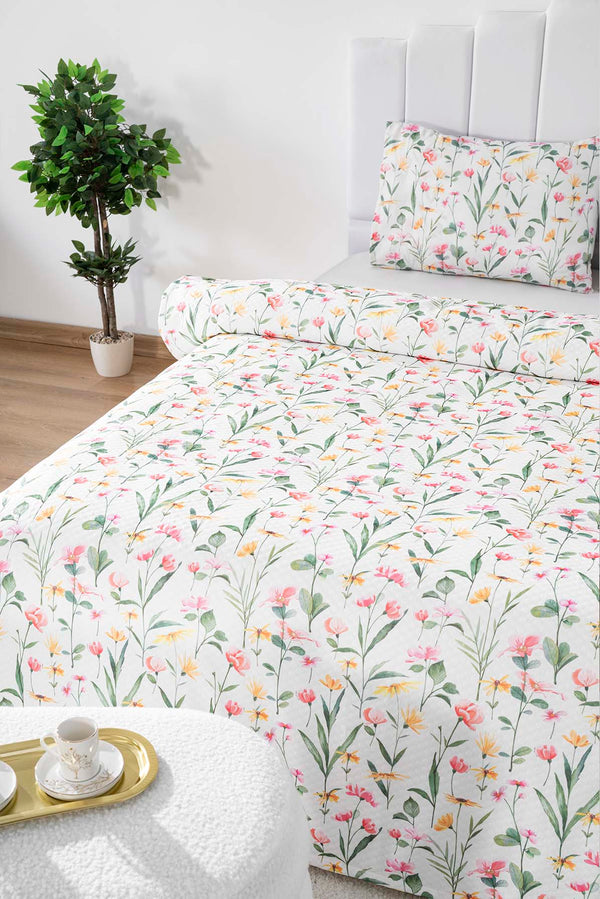 Botanical Çift Kişilik Baskılı Pike 200 x 220 cm