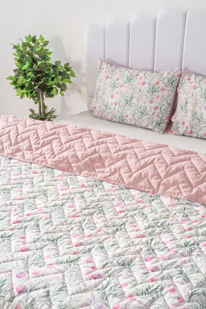 Cherie Çift Kişilik Outlet Pamuklu Kapitone Pike & Yatak Örtüsü