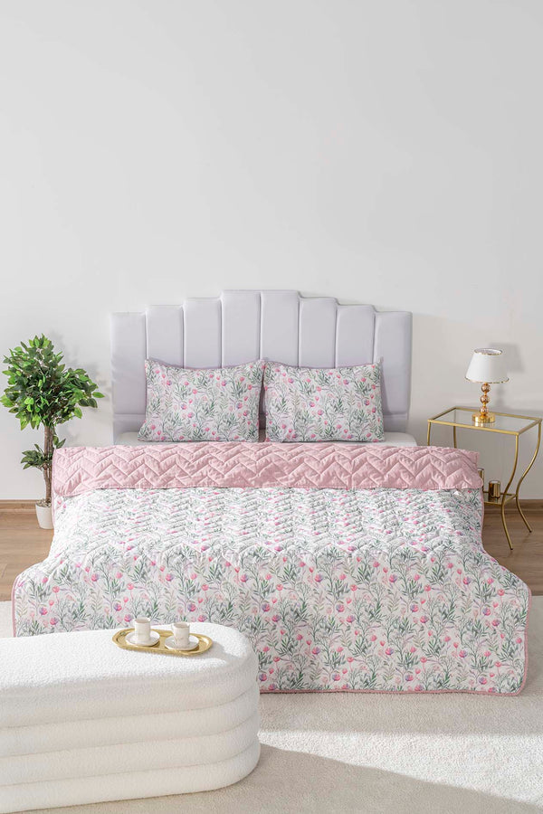 Cherie Çift Kişilik Outlet Pamuklu Kapitone Pike & Yatak Örtüsü