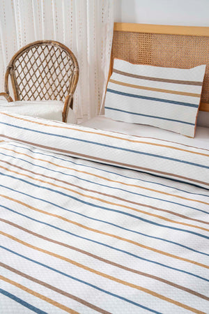 Etnik Saray Çift Kişilik Baskılı Pike 200 x 220 cm