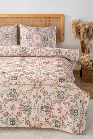 Etnik Saray Çift Kişilik Baskılı Pike 200 x 220 cm