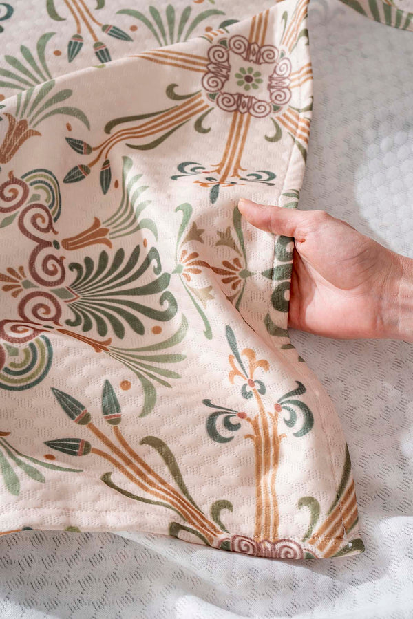 Etnik Saray Outlet Çift Kişilik Baskılı Pike 200 x 220 cm