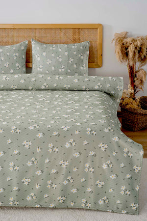 Daisy Dream Çift Kişilik Baskılı Pike 200 x 220 cm