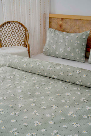 Daisy Dream Çift Kişilik Baskılı Pike 200 x 220 cm