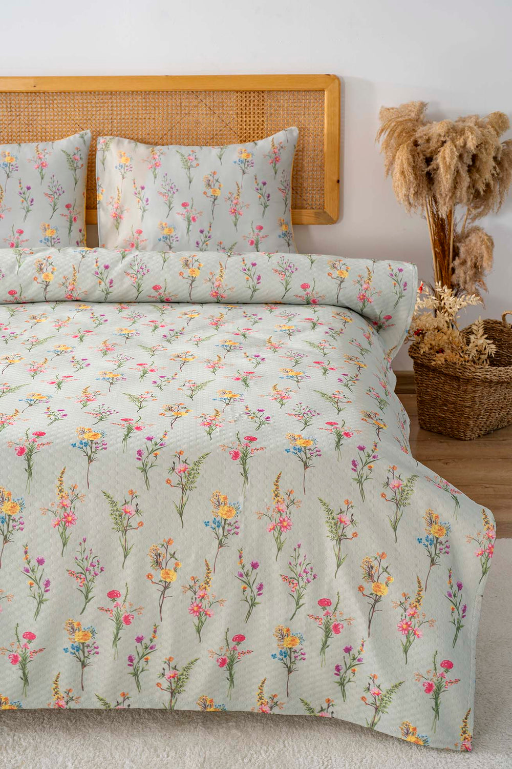 Begonvil Outlet Çift Kişilik Baskılı Pike 200 x 220 cm