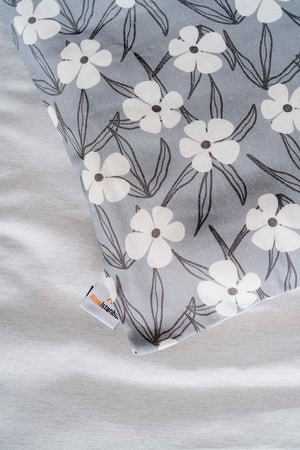 Henna Gri Outlet Çift Kişilik Nevresim Takımı Pamuklu