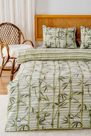 Bambu Çift Kişilik Outlet Nevresim Takımı Pamuklu